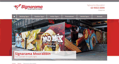 Desktop Screenshot of moorabbin.signarama.com.au