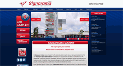 Desktop Screenshot of cairns.signarama.com.au